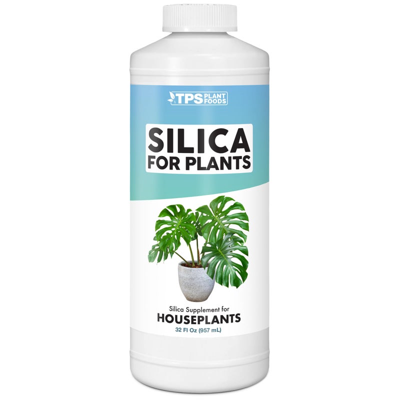 TPS NUTRIENTS السيليكا للنباتات المنزلية، طعام نباتي من السيليكون السائل للسيقان القوية والأوراق الصحية، سماد نباتي سائل 32 أونصة (1 لتر) - Image 1